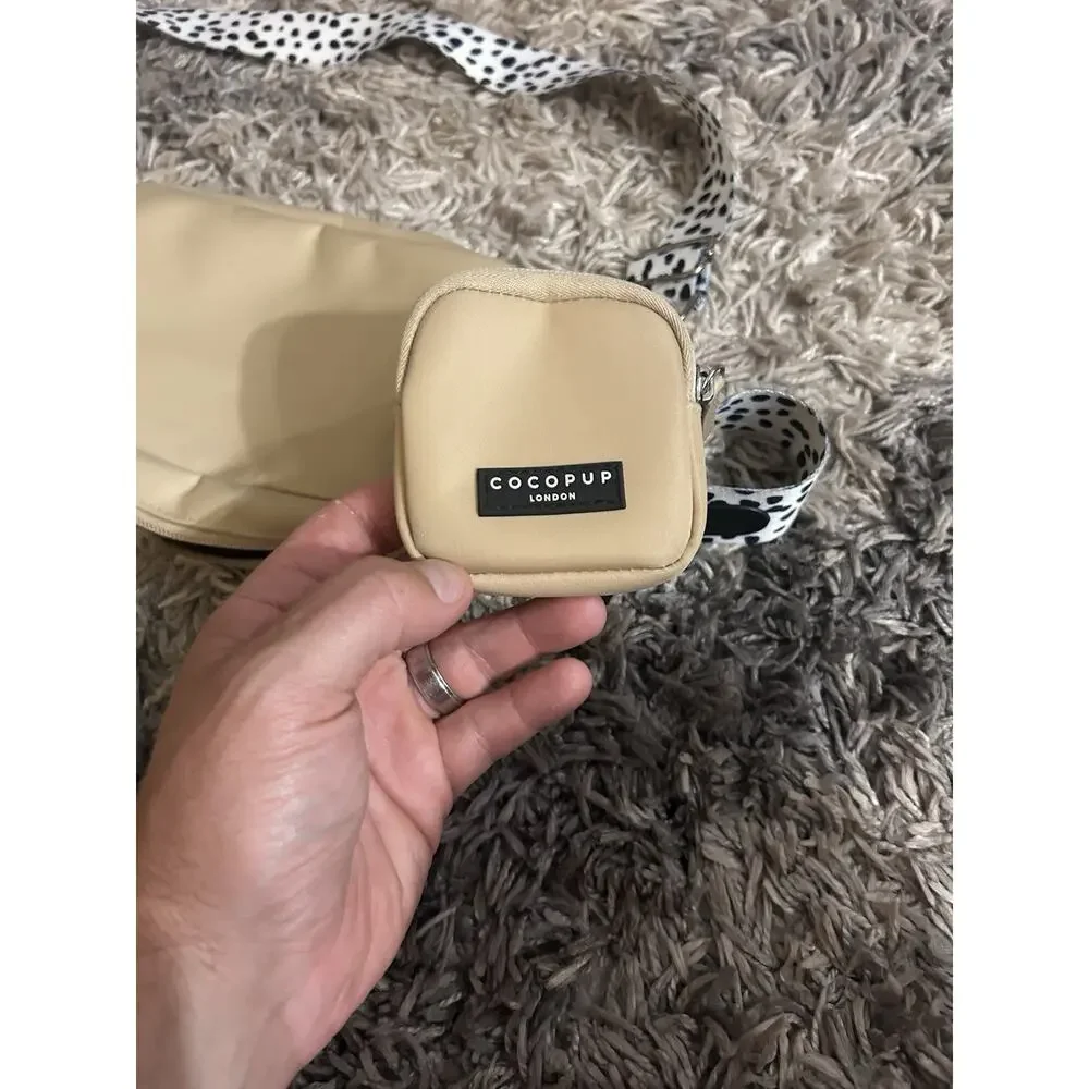 Cocopup London Dog Walking Bag - Caramel Latte Bag With Strap